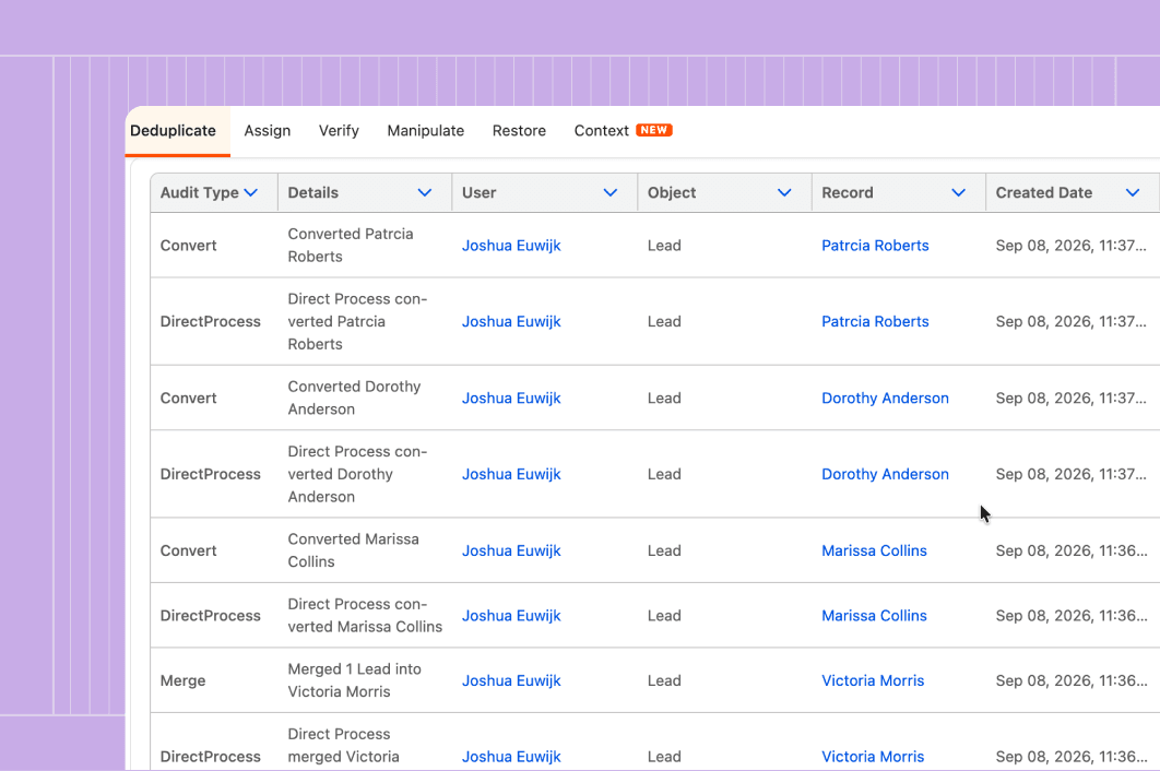 Prevent bad Salesforce data in bulk