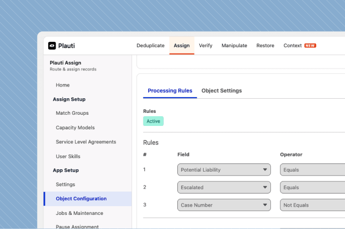 Take control of how records get routed with processing rules